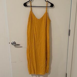 Abercrombie & Fitch Yellow Polka Dot Sundress